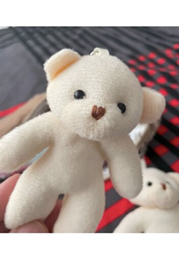 LOVE Beyaz Peluş Küçük Ayıcık 1 Adet