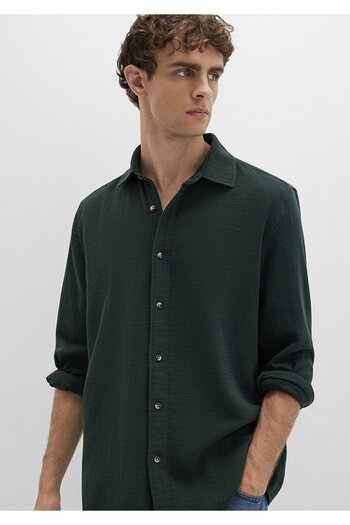 Mavi Green Shirt Regular Fit / Regular Cut 0211518-85370