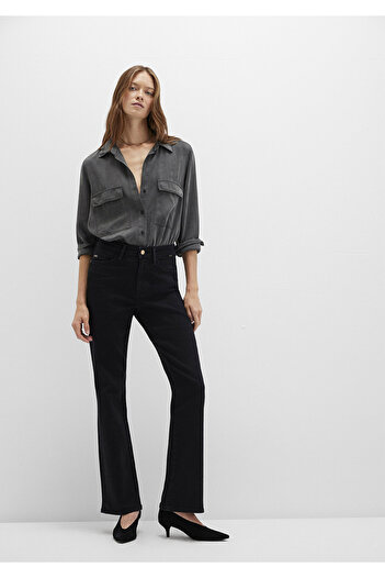 Mavi Bliss Gold Premium Gray Smoke Jean Pants 101437-90855