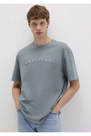 Mavi Τζιν με στάμπα πράσινο μπλουζάκι Loose Fit / Loose Comfortable Cut 0612953-90960