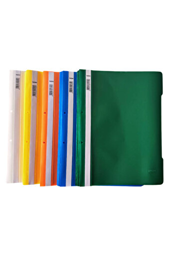 Noki Ring File Eco 50 Li -1 Pack -5 Colors-White-Yellow-Blue-Orange-Green