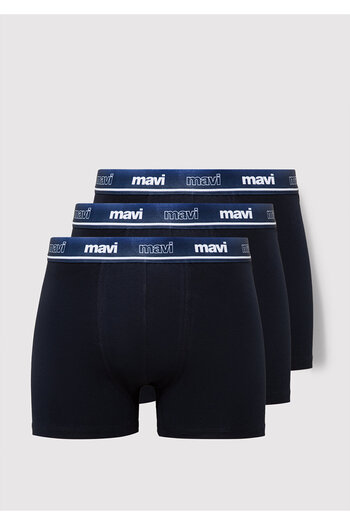 Mavi 3-Pack Printed Navy Blue Boxer 0912238-33648