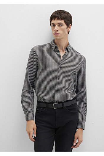 Mavi Men's Anthracite M0211669-90902 Shirt