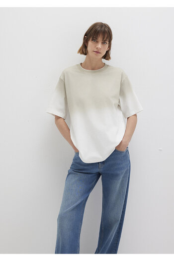 Mavi Tricou bej degradat Loose Fit / Croi Relaxat 1613396-70057