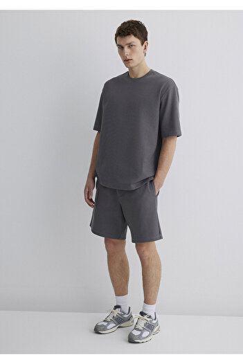 Mavi Anthracite Basic T-Shirt Relaxed Fit / Relaxed Cut 0612642-70096