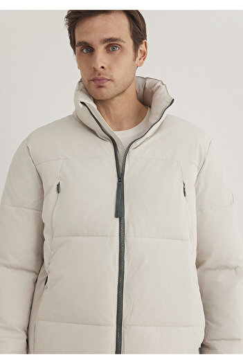 Mavi Water Repellent Primaloft Beige Coat 0110462-70144