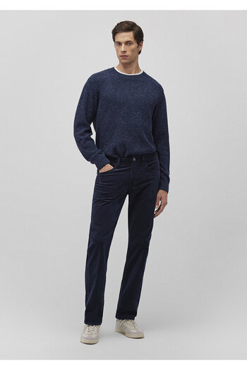 Mavi Hunter Dark Navy Blue Velvet Trousers 0020282653
