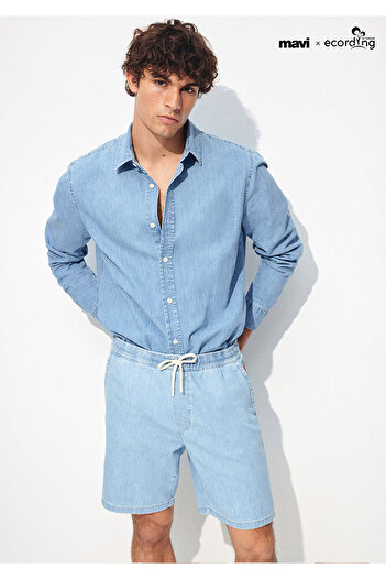 Mavi Dayton Casual Ice Jean Shorts 0410093-86945