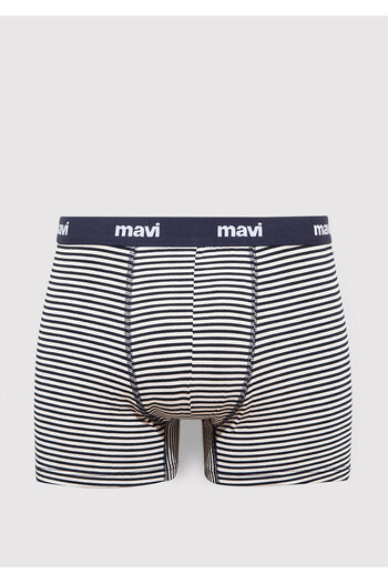 Mavi 3-teiliges bedrucktes marineblaues Boxer-Set0911505-70490