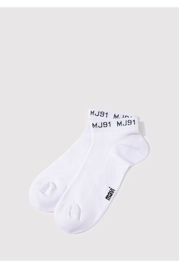 Mavi White Booties Socks 092286-620