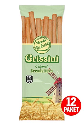 Frapella 12 Packs of Plain Grissini - 70 Gr.
