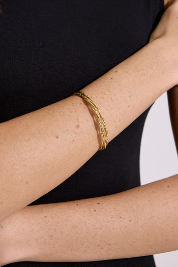 Manuka Spiral Twisted Clamp Gold