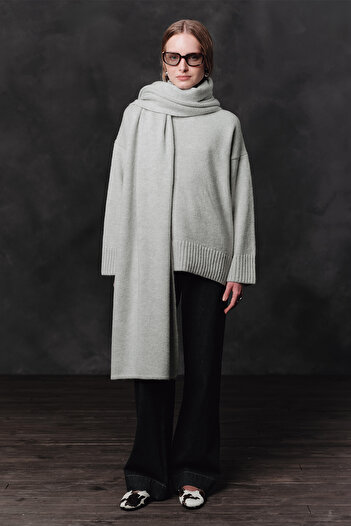 Manuka Blue Oversize Soft Sweater