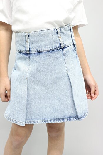 Ede Tekstil SEZON NOU FETE JEANS SHORTS FUSTA