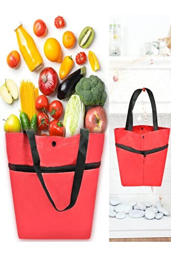 Zenorius Foldable, expandable shopping bag with wheels