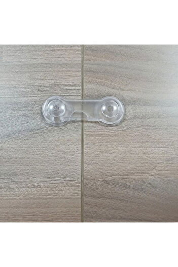Empria Set 10 sigurante fixe pentru usi si sertare dulap, mate, 9.7x3.7x2.5 cm, protectii copii