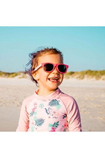 Banz Ochelari de Soare pentru bebelusi, J-Banz Beachcomber, 1-2 ani, Petite Cherry protectie UV bebe
