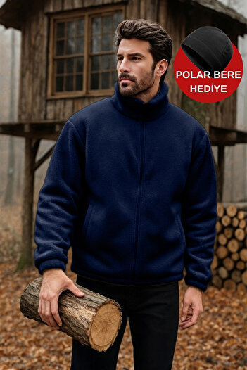GHASSY CO. Ανδρικό φούτερ με φερμουάρ Pro Thermal Inner Outer Sherpa Φθινοπωρινό και Χειμερινό με φερμουάρ