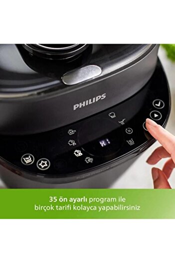 Philips Akıllı Düdüklü Tencere, 5l Kapasite 35 Farklı Program, Ön Ayarlı Zamanlayıcı