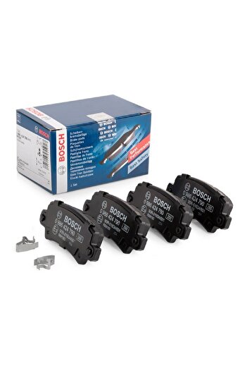Bosch Diskli fren balatası seti; arka TOYOTA Corolla 1.6i Wagon 8/2002 - 2/2007 81 kW