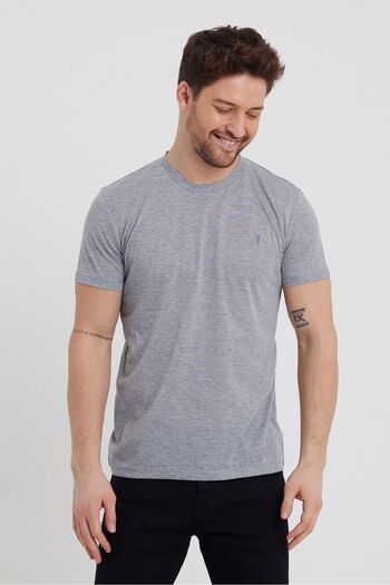 COMBİNE MİCHAİL Men's 3-Piece 100% Cotton Basic Crew Neck T-Shirt