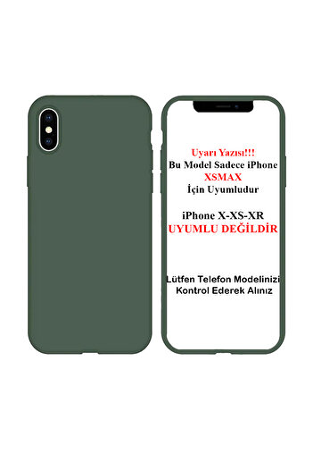 Merwish Apple iPhone Xsmax Compatible Velvet Logo Launch Silicone Case Cover Khaki