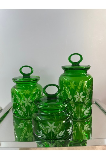 DECOSTYLE Paşabahçe 98673 Kitchen Başak Dekorlu Renkli Büyük Boy Kavanoz 1.515 cc