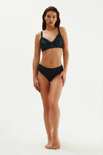 Eros Black 2106Esbk Underwire Recovery Bikini Set