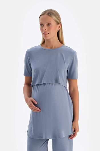Dagi Indigo Functional Modal Maternity T-Shirt