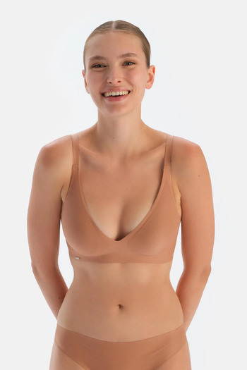 Dagi Sutien fără cusături Brown Galia