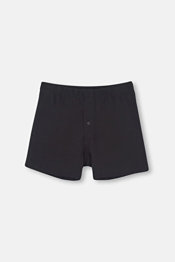 Dagi Black Cotton 2-Piece Boxers