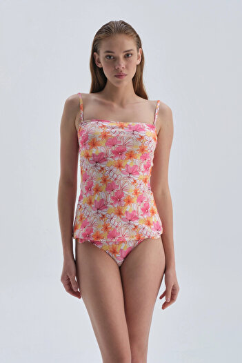 Dagi Żółty - Różowy Normalny pas - Majtki bikini