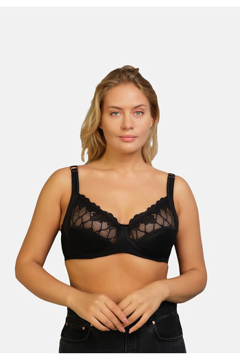 Eros Černá Ersk360 Fiona Gathering Bra