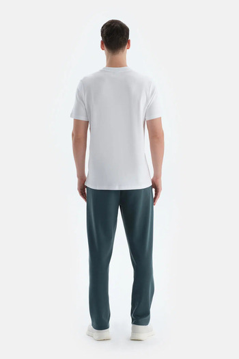 Dagi Dark Green Men's Modal Blend Trousers