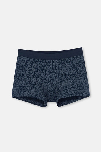 Dagi Μπλε Navy Blue 3 τεμαχίων με σχέδιο βαμβακερό μπόξερ