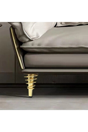 Furniture Legs Set of 4 Metal Furniture Legs - Sturdy Support Bases for Cabinets, Tables, Sofas, and Beds