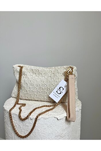 Swaggo collections Women's Rope Braided Portfolio Hand and Shoulder Bag