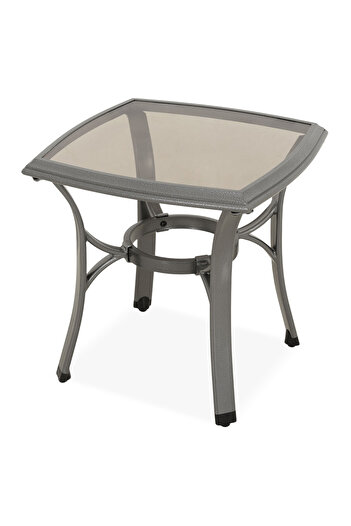 Maison Mex SOPHIA garden/terrace chaise lounge table L.50.8 L.50.8 H.51 anthracite/smoky