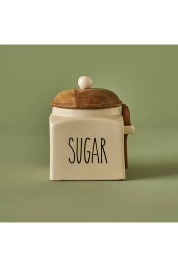 Bella Maison Sucre Ceramic Jar Cream (800 ml)