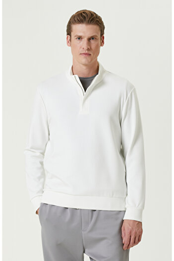 Network Kırık Beyaz Sweatshirt