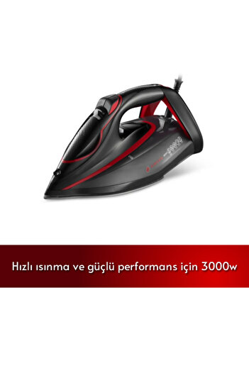 SİNGER Expert Pro 3000W Ceramic Soleplate Steam Iron, Led Display, Auto Shut-Off, Anti-Limescale