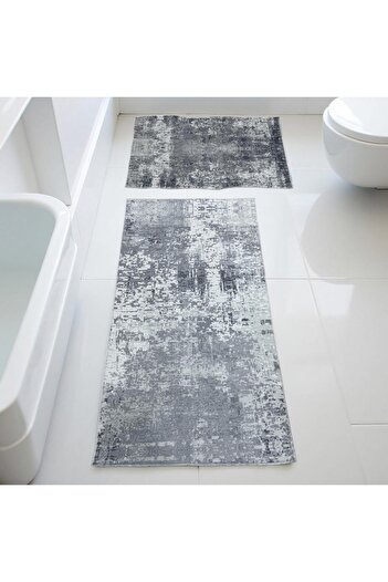 uzhanem Non-Slip Base Washable Set of 2 Bath Mat Bath Mat Toilet Set 60 X 100 / 50 X 80cm