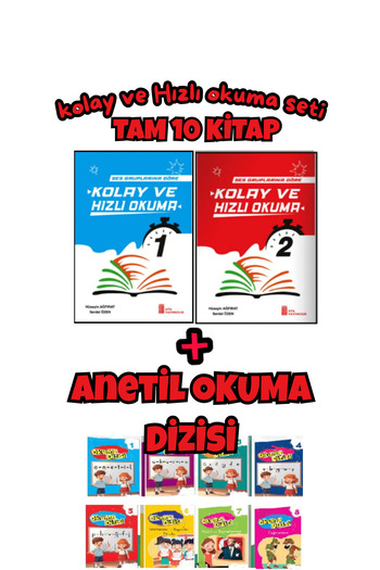 GÖNÜL YAYINCILIK 1.sınıf Kolay Ve Hızlı Okuma Seti Anetil Ilk Okuma