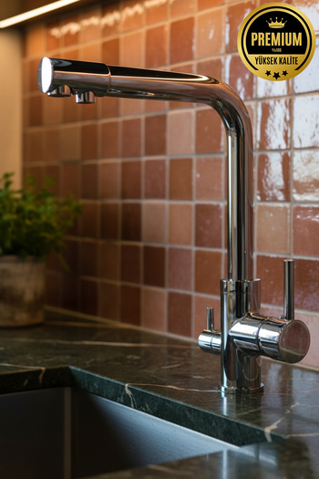 banyonatural First Quality Stainless Brass Purified Chrome Color Sink Faucet