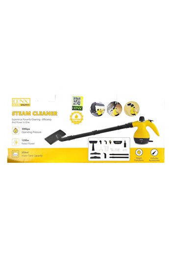 Denx Multi Purpose Steam Cleaner 14 in1with 1200W Long Wand and 350ml Water Capacity