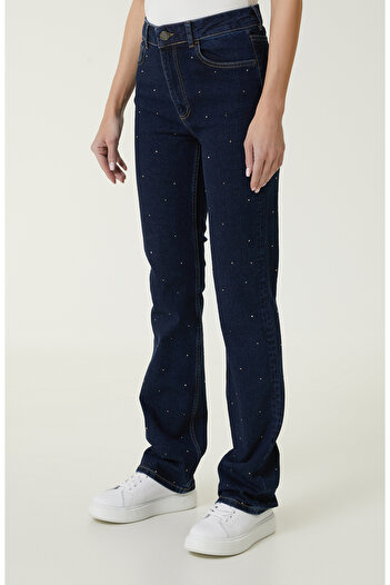 Network İndigo Denim Pantolon