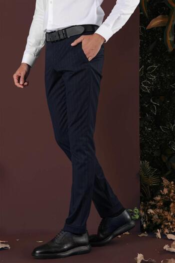 Efor P 1134 Slim Fit Lacivert Spor Pantolon