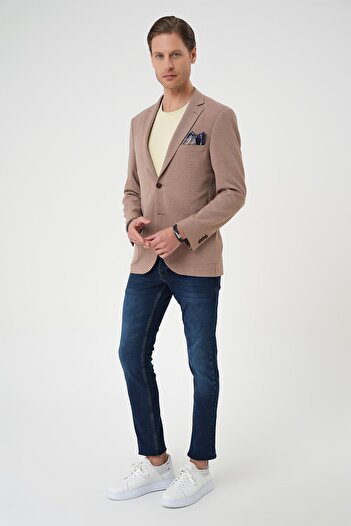 Efor C 679 Slim Fit Bej Spor Ceket