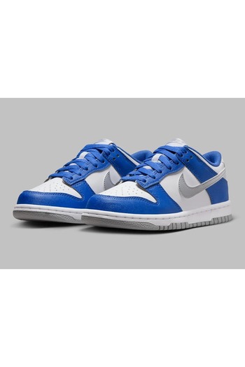 Nike Dunk low mavi beyaz deri unisex sneaker spor ayakkabı -HV6363-400