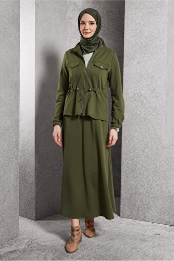 Alvina Skirted Tracksuit Set - 45097